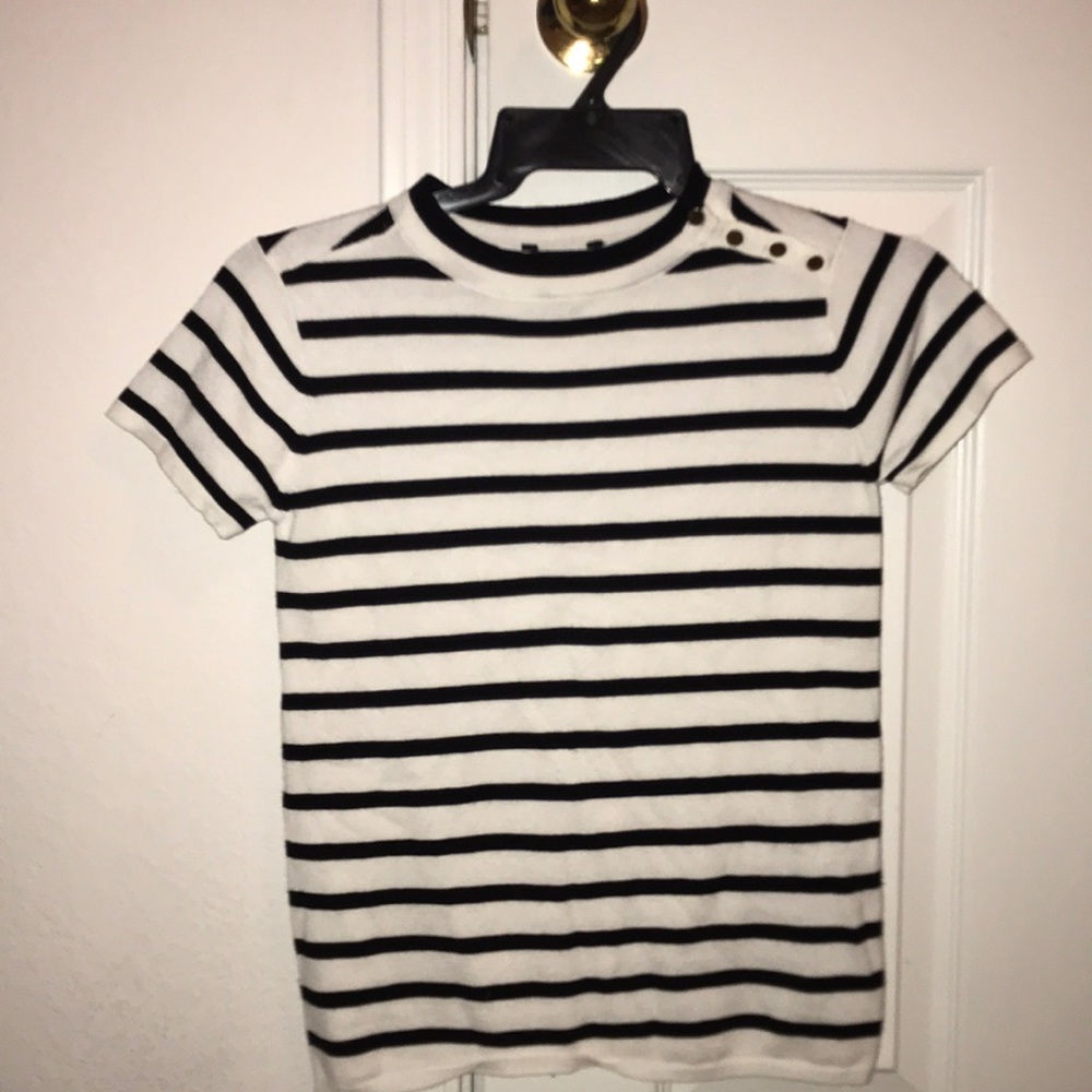 forever 21 girls striped blouse